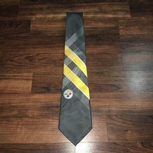 EAGLES WINGS NFL PITTSBURGH STEELERS WP GRID NECK TIE